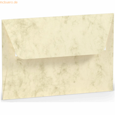 50 x Paperado Briefumschlag Haftklebung C6 Seidenfutter Chamois Marmor 50 x Paperado Briefumschlag Haftklebung C6 Seidenfutter Chamois Marmor von Paperado
