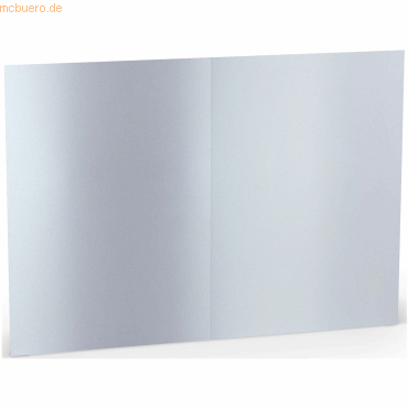 50 x Paperado Doppelkarte A5 hoch Marble white von Paperado