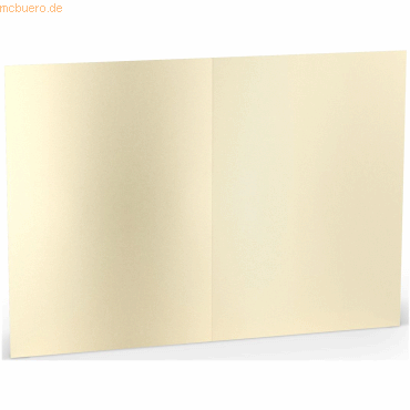 50 x Paperado Doppelkarte A5 hoch candle light von Paperado