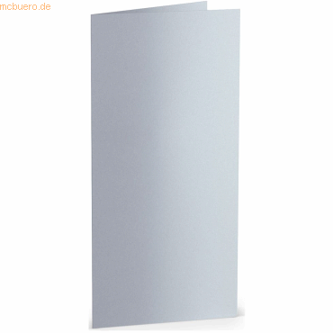 50 x Paperado Doppelkarte DL hoch Marble white von Paperado