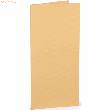 50 x Paperado Doppelkarte DL hoch Melon von Paperado