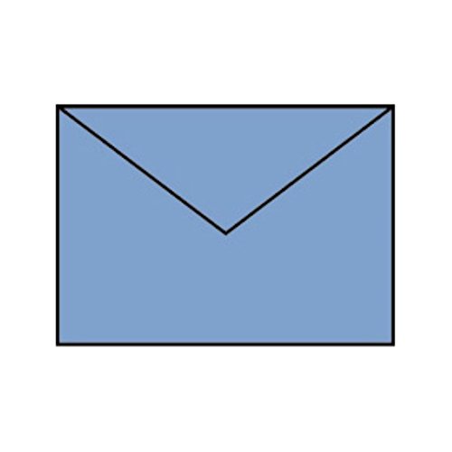 Briefhülle B6 SF d'blau geripp von Paperado