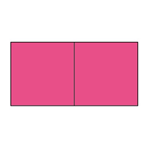 Karte Paperado Karton, 25 Quadratische Briefumschläge Fuchsia – Fuchsia (5 Stück) von Paperado