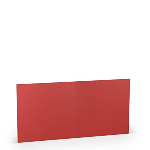 Paperado Faltkarte, quadratisch, 157 x 157 mm, Tomate, 5 Stück von Rössler