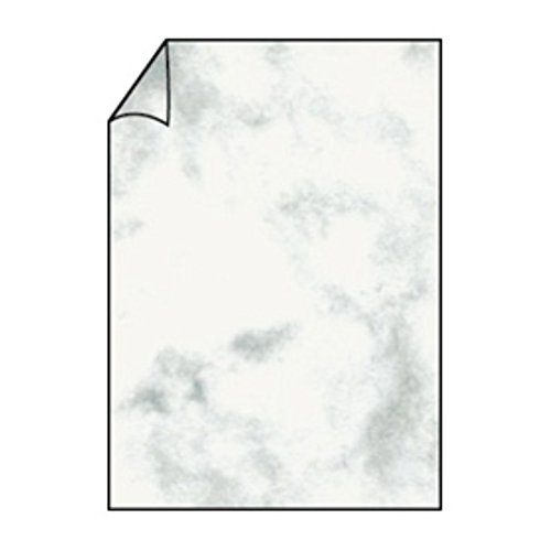 Paperado 220 gsm A4 Blatt – Aqua (5 Stück)-P - grau (grey marble) von Paperado
