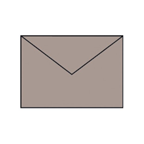 Paperado Briefumschläge, C6, gefüttert, Taupe, 5 Stück von Paperado