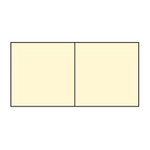 Paperado Karton, 25 Quadratische Klappkarten und Umschlag chamois (5 Stück) von Paperado