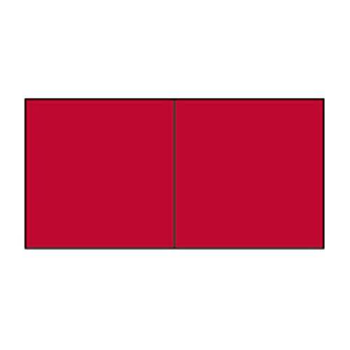 Paperado quadratisch gefaltet Umschlag Karte – Rot (5 Stück) von Paperado