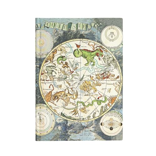 Paperblanks - Celestial Planisphere - Early Cartography - Flexi - Midi - Lined - 100 Gsm von Paperblanks