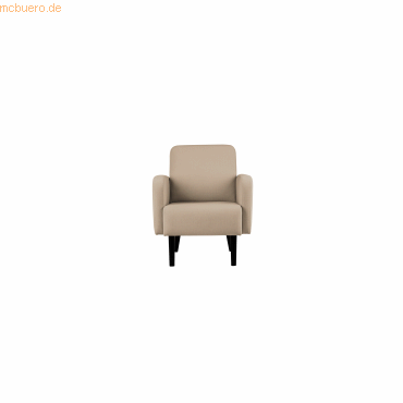 Paperflow Sessel LISBOA LFTT.01.12 Stoff schwarz/elfenbein von Paperflow