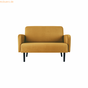 Paperflow Sofa LISBOA LC2PT.01.20 2 Sitzer Stoff schwarz/sand von Paperflow