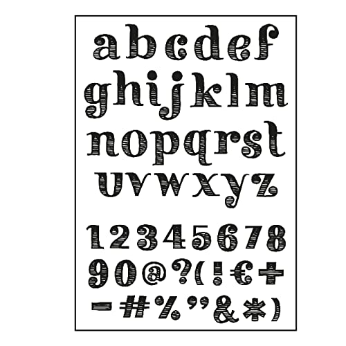 Vaessen Creative PF107006 Paperfuel Clear Stamps DIN A5, Alphabet, Get Them Stripes, für Kartengestaltung, Scrapbooking, Bullet Journaling, Bastelpapier und mehr, Various, Einheitsgröße Vaessen Creative PF107006 Paperfuel Clear Stamps DIN A5, Alphabet, Get Them Stripes, für Kartengestaltung, Scrapbooking, Bullet Journaling, Bastelpapier und mehr, Various, Einheitsgröße von Vaessen Creative
