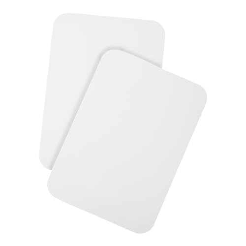 DIN A5 Blanko Karten Set mit runden Ecken zum Basteln und Selbstgestalten 300 g/m² Fotokarton Kraftpapier Graspapier (weiß matt 350g/m², 100 Karten) von Papermane
