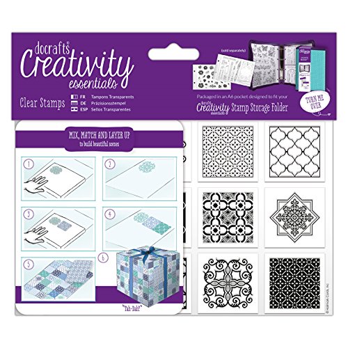 Kreativität Essentials A6 CLEAR STAMP set-moroccan Fliesen, schwarz, 19,5 x 16,3 x 0,45 cm Kreativität Essentials A6 CLEAR STAMP set-moroccan Fliesen, schwarz, 19,5 x 16,3 x 0,45 cm von Papermania