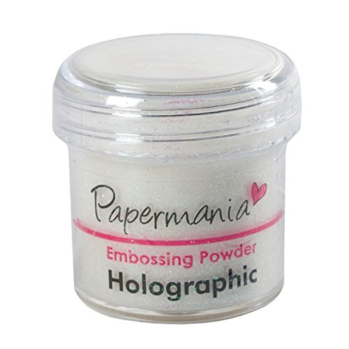 Papermania Docrafts 1 oz Embossing Powder, Holographic, White Papermania Docrafts 1 oz Embossing Powder, Holographic, White von Papermania