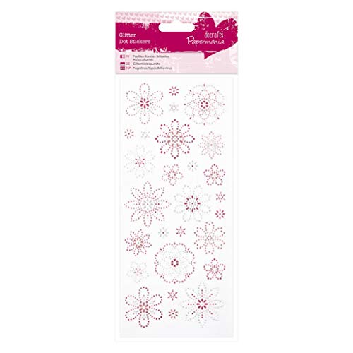 Papermania Glitter Dot Stickers - Blüten von Papermania