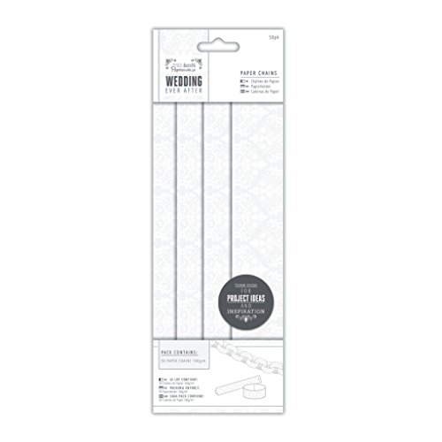 Papermania Hochzeit Damast Papier Ketten, 50 Stück Papermania Hochzeit Damast Papier Ketten, 50 Stück von Papermania