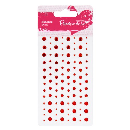 Papermania PMA 351404 Scrapbooking-Stickers, Rot, Einheitsgröße von Papermania