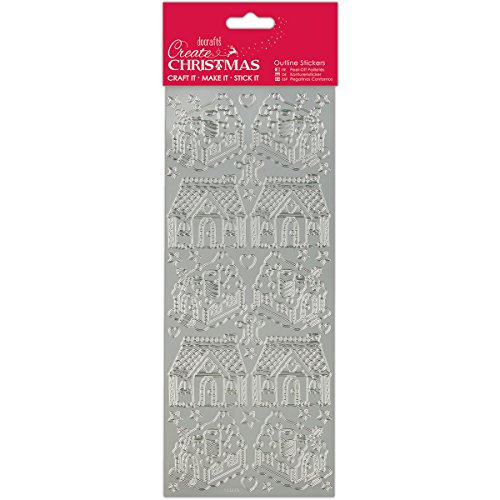 Papermania PMA 810926 Scrapbooking-Stickers, Silber, Einheitsgröße von Papermania