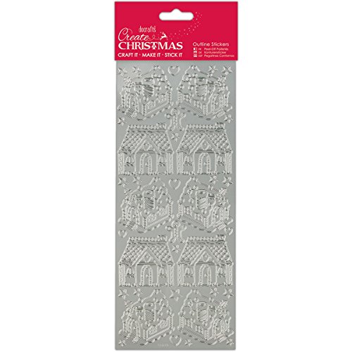 Papermania PMA 810926 Scrapbooking-Stickers, Silber, Einheitsgröße von Papermania