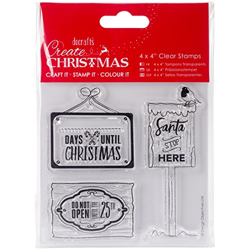 Papermania PMA907241 Scrapbooking-Stempel, Papier, Clear, 4x4 von Papermania