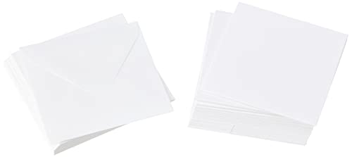 Papermania Square Cards/Envelopes 3"X3" 20/Pkg-White von Papermania
