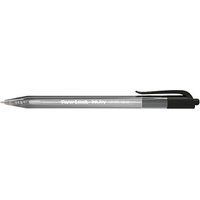 PaperMate Kugelschreiber InkJoy 100 RT schwarz/transparent, Schreibfarbe: schwarz, 1 St. von Papermate