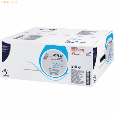 Papernet Papierhandtuch 407552 W-Falz 2-lagig 20,3x32cm weiß 20x100 Bl von Papernet