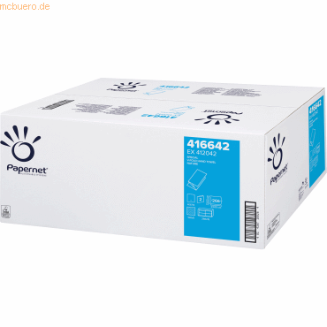 Papernet Papierhandtuch Special 416642 2-lagig weiß 15x266 Blatt Papernet Papierhandtuch Special 416642 2-lagig weiß 15x266 Blatt von Papernet