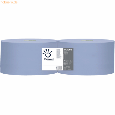 Papernet Putztuchrolle 412059 3-lagig 360m 1000 Blatt 2 Stück von Papernet