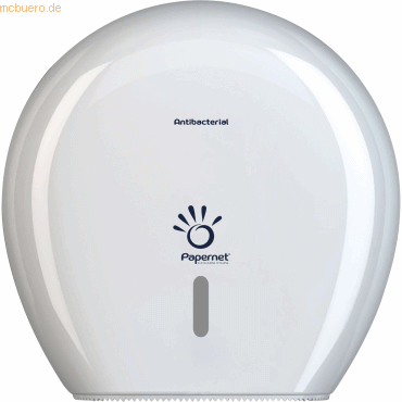 Papernet Toilettenpapierspender 416146 345x148x345mm weiß von Papernet