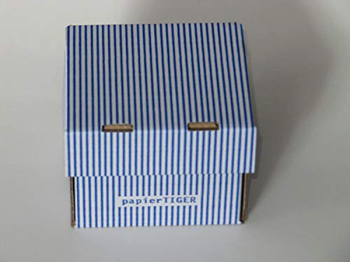 Papiertiger Karteikästen A8 Karton Streifendesign blauweiß faltbar passend für bis zu 300 Papiertiger Karteikästen A8 Karton Streifendesign blauweiß faltbar passend für bis zu 300 von PapierTiger