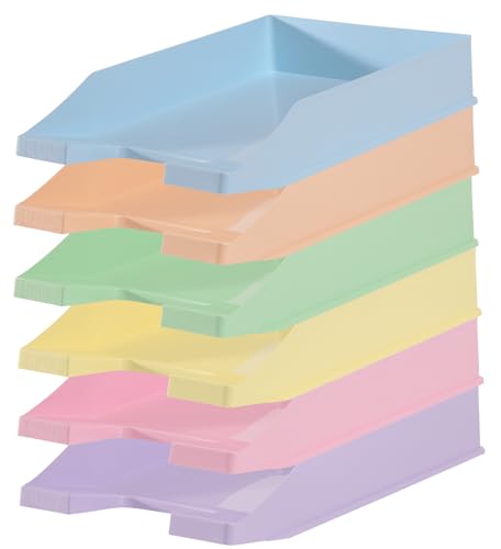 Ordner/Ablagen Papiertiger (Briefablage KLASSIK, pastell sortiert, 10er Karton) von Papiertiger