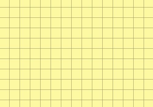 Papiertiger 100 Karteikarten (DIN A7, Gelb, Kariert, 1) von Papiertiger