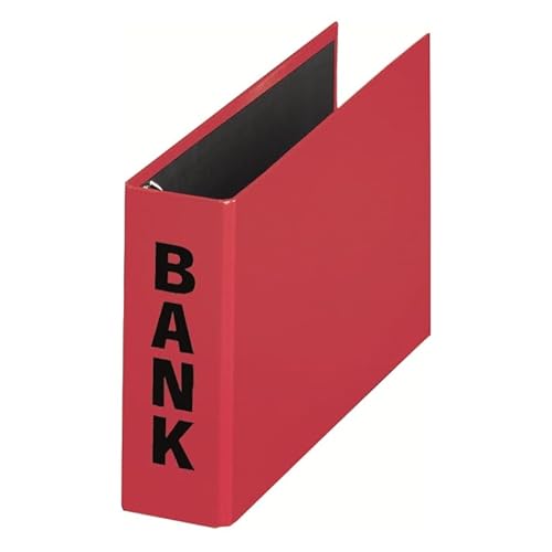 Papiertiger Bankordner Kontoordner Ringbuch (BANK Aufdruck schwarz, rot, 1 Stück) von Papiertiger