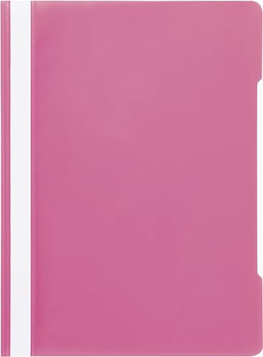 Papiertiger Schnellhefter Marke Brunnen PP für Schule und Büro (Schulqualität, Pink, 14er Pack) von Papiertiger