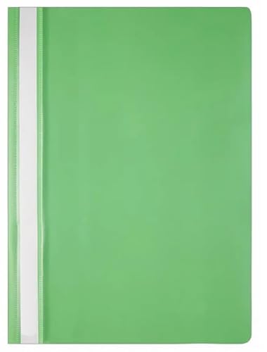 Papiertiger Schnellhefter PP für Schule und Büro (Standard, hellgrün, 100er Pack) von Papiertiger