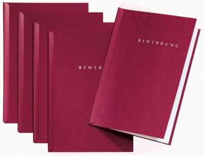 Bewerbungsmappe Pagna rot # PAG 22005-01 Start 5xSet Bewerbungsmappe Pagna rot # PAG 22005-01 Start 5xSet von Papierverarbeitung Gnadau GmbH