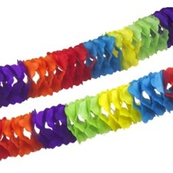 3D Papiergirlande bunt 4 m lang, Faschingsgirlande/Geburtstagsgirlande 3D Papiergirlande bunt 4 m lang, Faschingsgirlande/Geburtstagsgirlande von Papstar