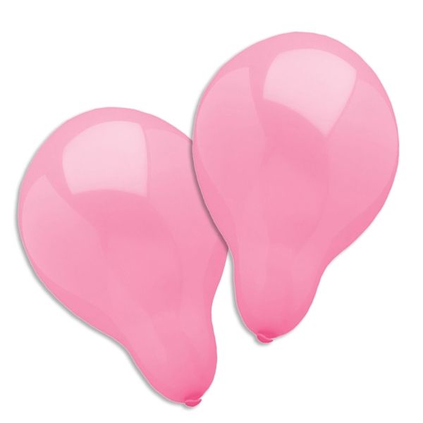 Luftballons in Rosa, 10 Stück, 25cm von Papstar