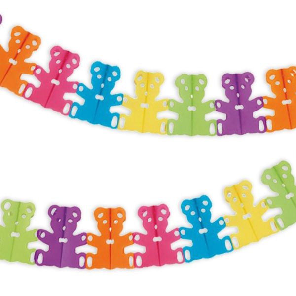 Motiv-Girlande Teddybär für Kleinkindergeburtstag,4m,schwer entflammb. Motiv-Girlande Teddybär für Kleinkindergeburtstag,4m,schwer entflammb. von Papstar