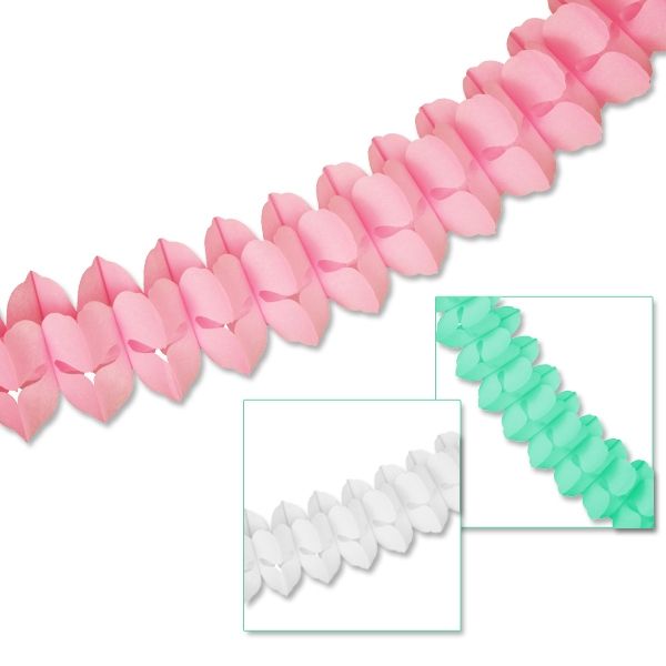 Partygirlande Pastell 3,6 m lang Partygirlande Pastell 3,6 m lang von Papstar