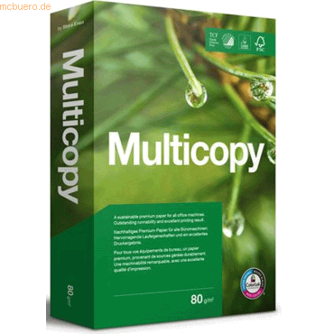 3 x Papyrus Kopierpapier Multicopy A3 80g/qm weiß VE=500 Blatt 3 x Papyrus Kopierpapier Multicopy A3 80g/qm weiß VE=500 Blatt von Papyrus