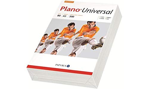 PAPYRUS Multifunktionspapier Plano Universal, A5, 80 g/qm, Sie erhalten 1 Stück á 500 Blatt von Papyrus