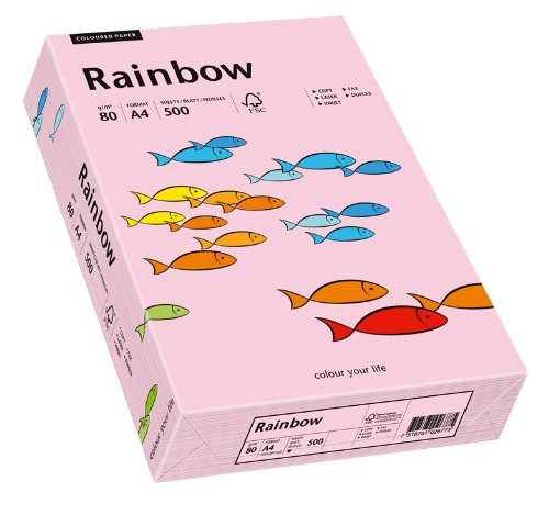 Papyrus 88042519 Druckerpapier Rainbow 80 g/m², A4 500 Blatt hellrosa Papyrus 88042519 Druckerpapier Rainbow 80 g/m², A4 500 Blatt hellrosa von Papyrus