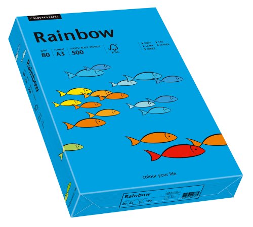Papyrus 88042764 Druckerpapier Rainbow 80 g/m², A3 500 Blatt intensivblau Papyrus 88042764 Druckerpapier Rainbow 80 g/m², A3 500 Blatt intensivblau von Papyrus