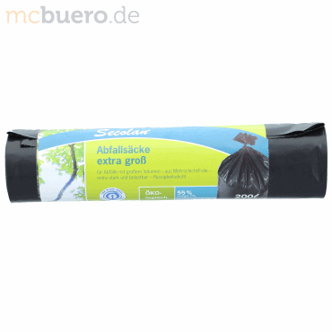 Papyrus Mülleimerbeutel 200 Liter 43 mic. schwarz VE=8 Stück Papyrus Mülleimerbeutel 200 Liter 43 mic. schwarz VE=8 Stück von Papyrus