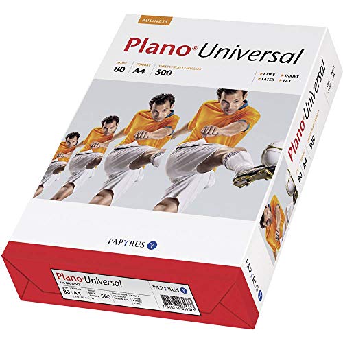 Papyrus 88026735 Plano Universal Papier - A4, 80g/qm, 500 Blatt von Papyrus