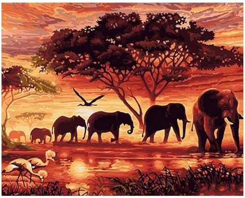 ParNarZar 5D Diamond Painting Runde Stein Afrikanische Elefantenherde 45x55cm für Eingang, Haus, Wand, Wohnstub Und Treppe Dekoration ParNarZar 5D Diamond Painting Runde Stein Afrikanische Elefantenherde 45x55cm für Eingang, Haus, Wand, Wohnstub Und Treppe Dekoration von ParNarZar