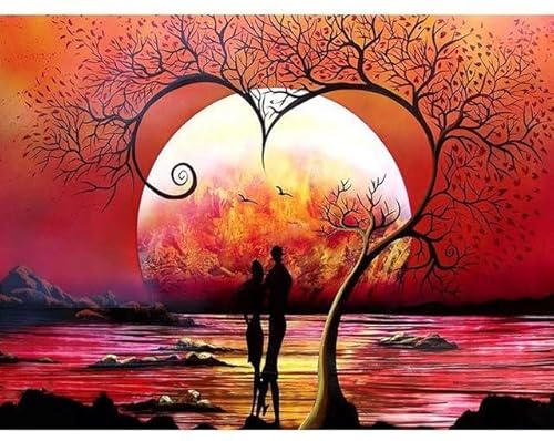 ParNarZar 5D Diamond Painting Runde Stein Ehepaar unter dem Liebesbaum 40x50cm für Eingang, Haus, Wand, Wohnstub Und Treppe Dekoration ParNarZar 5D Diamond Painting Runde Stein Ehepaar unter dem Liebesbaum 40x50cm für Eingang, Haus, Wand, Wohnstub Und Treppe Dekoration von ParNarZar